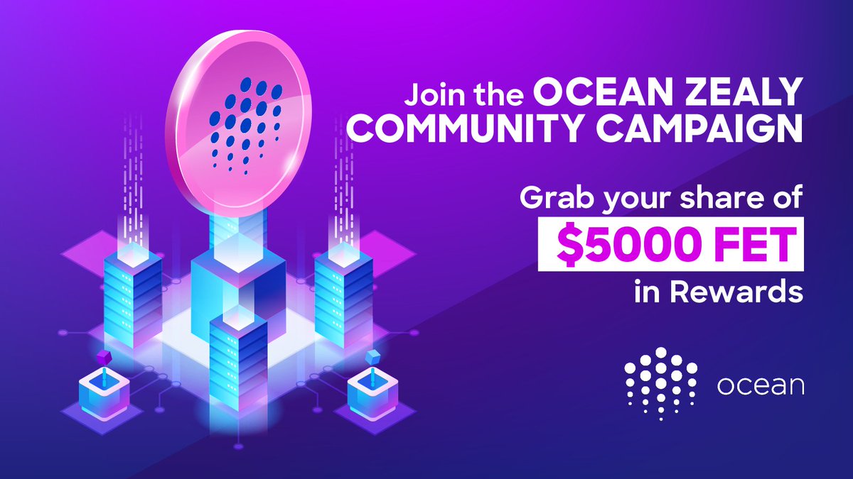 oceanprotocol's tweet photo. Oceaners, the journey continues with the Ocean Zealy Campaign!

Season 6 is officially live, and there's a 5,000 FET prize pool waiting for the top 100 participants on the leaderboard. Complete quests, climb the ranks, and claim your rewards!

This season ends on 31st October at 12:00 PM UTC.

Join the campaign here: 
https://t.co/ncLFSC3GNd

For more details, check out our blog: https://t.co/NVsZeih3z8