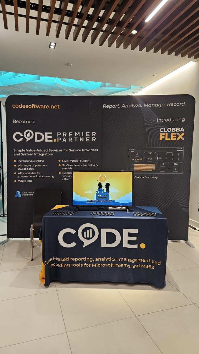 codesoftwareltd's tweet image. We had a fantastic time at #CavellSummitNA yesterday.
If you missed us on the floor drop us a message to discuss the latest updates on call recording, analytics and voice with Clobba.