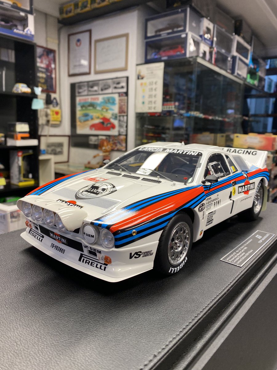 cars_tiny's tweet image. Lancia Rally 037 Winner Rally Monte Carlo 1983 Top Marques Scala 1:12 #tinycars #scala112 #scale112 #lancia #lancia037 #martini #rally #topmarques #models #diecast #modellismo #lanciamartini  #montecarlo #rallymontecarlo
