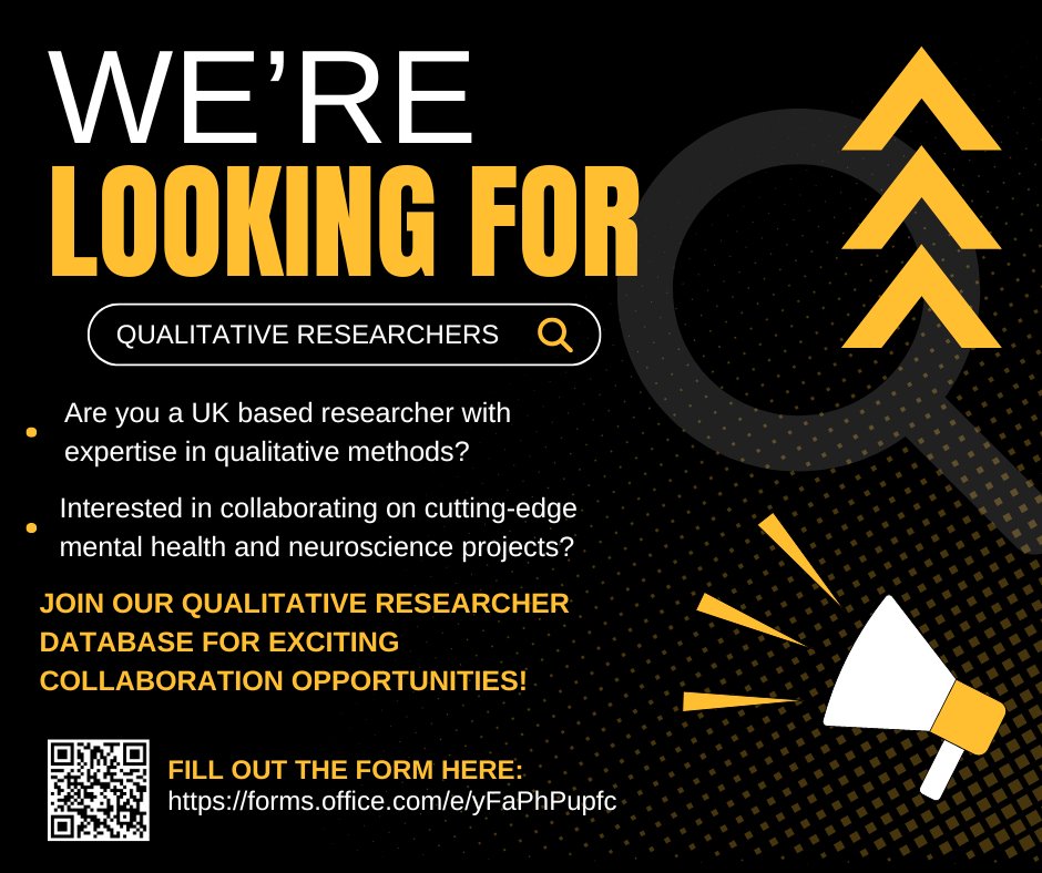 Are you a qualitative researcher? We need you!

Join our qualitative researcher database here: forms.office.com/e/yFaPhPupfc