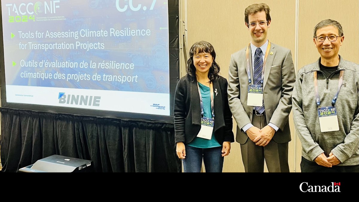 NRC_CNRC's tweet photo. Last week, #NRCTransportation experts presented research on winter road vulnerability, long-haul trucking, and wildfire risk prediction at #TACConf. Thank you to everyone who attended this spec-TAC-ular event!
https://t.co/viTvSsVnE6
#DiscoverTheNRC https://t.co/AAPCXSddwf