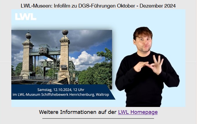 Herbstangebote laden mit gebärdensprachlichen Museumsführungen in die LWL-Museen ein lifepr.de/pressemitteilu…