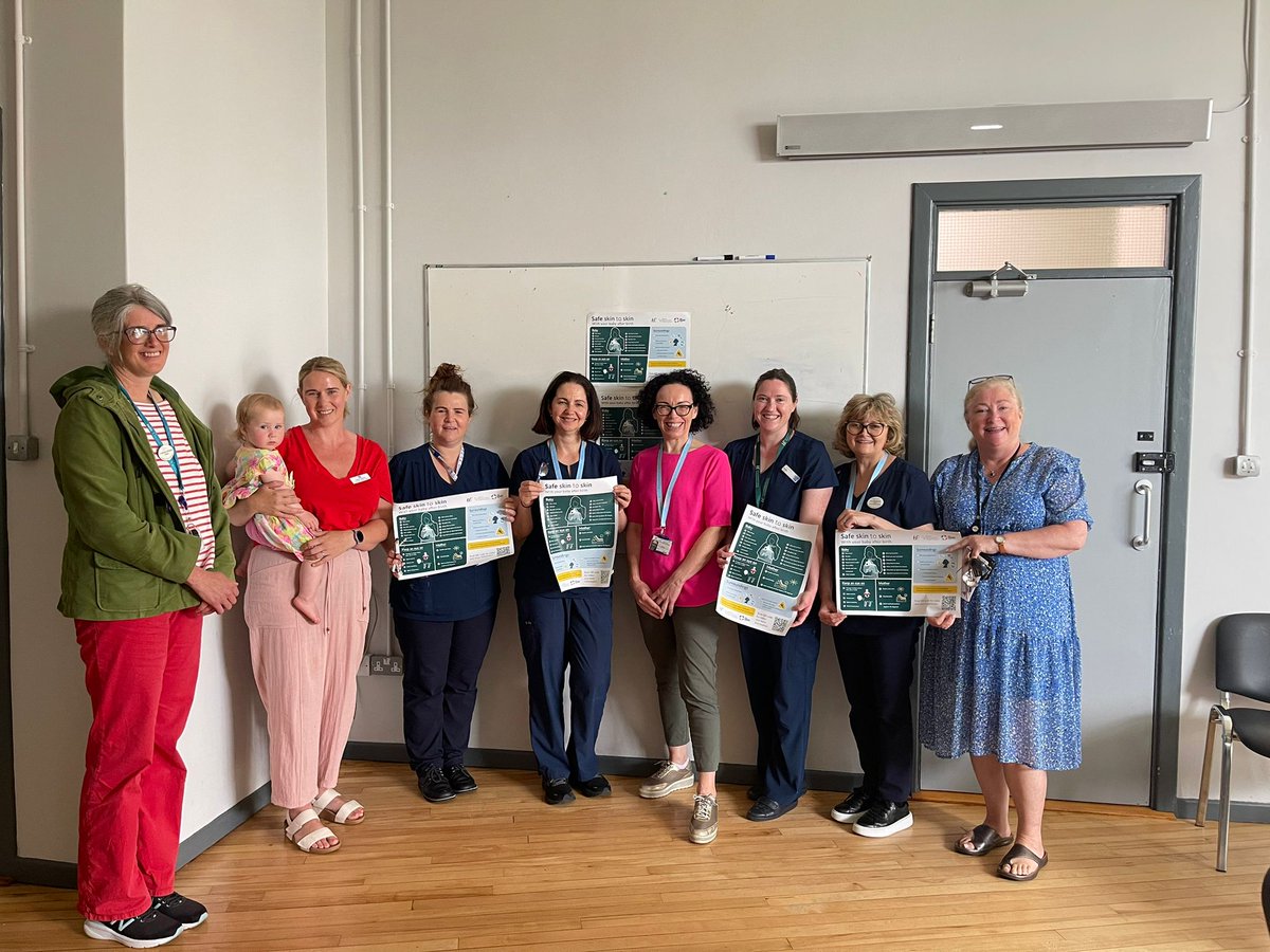 Great to see the Skin to Skin Checklist poster up in maternity units around the country, and to see all the wonderful events happening for #NationalBreastfeedingWeek