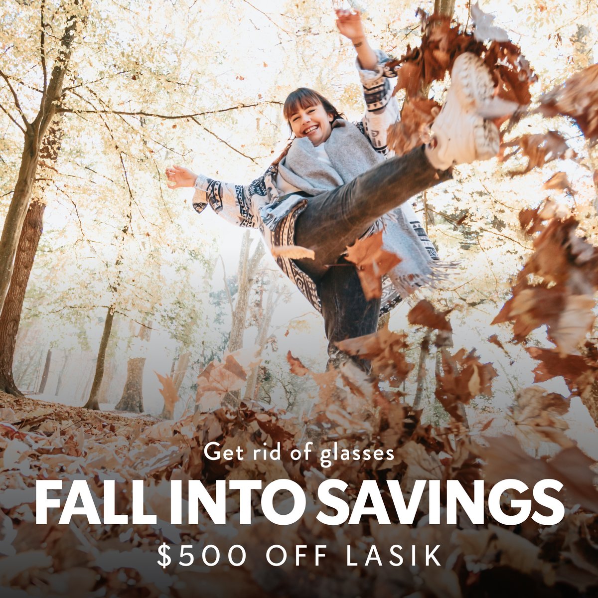 twincitieseye's tweet image. 🍂 Seasons change, and so can your vision! Enjoy up to $500 off LASIK this fall at TCEC! Contact us today to schedule your consultation and Fall into savings (see what we did there?!) #LASIK #FallSavings #TCEC #TwinCitiesEyeConsultants