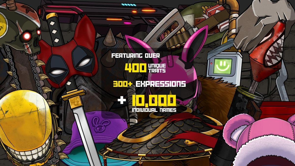 This collection took thousands of hours to create, using 32 layers and over 1,000 PNG files producing 400+ traits, 300+ expressions, 10,000 unique names, and a chance for a rare title.

Every detail was meticulously designed to ensure that each NFT in this massive collection