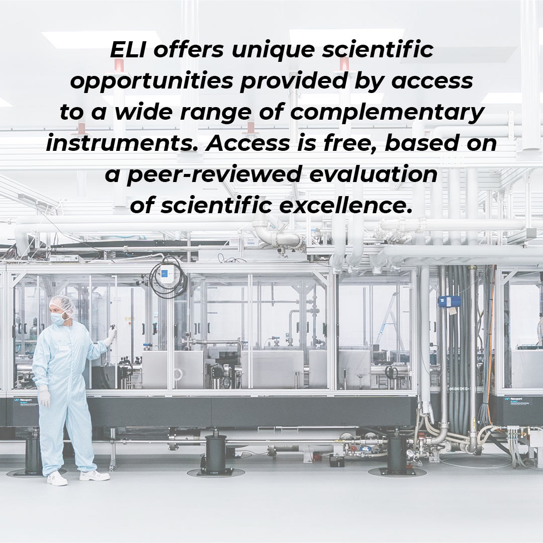 🗣️The 5th <a href="/ELI_laser/">ELI</a> Call for Users is open, and we encourage you to explore our world-class instruments and user services! 
Visit our User Portal and find out more➡️bit.ly/4gAsOux
Did you know?👇
