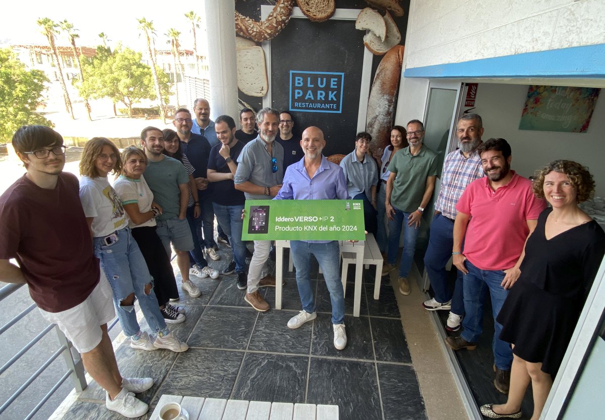 iddero's tweet image. Winning an international award for the BEST #KNX PRODUCT OF THE YEAR doesn’t happen every day.

Today was celebration time 🍾🥂. Huge thanks to the whole @iddero team, including those who couldn’t make it today!

@iddero - @KNXassociation - @KNX_Espana - @smartcityclust