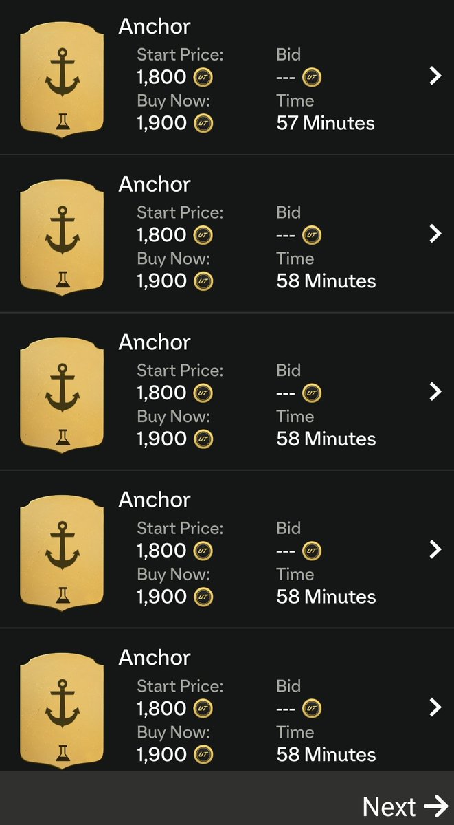 Not selling my 2300 anchors. Should have 15m this wknd 👍 #FC25