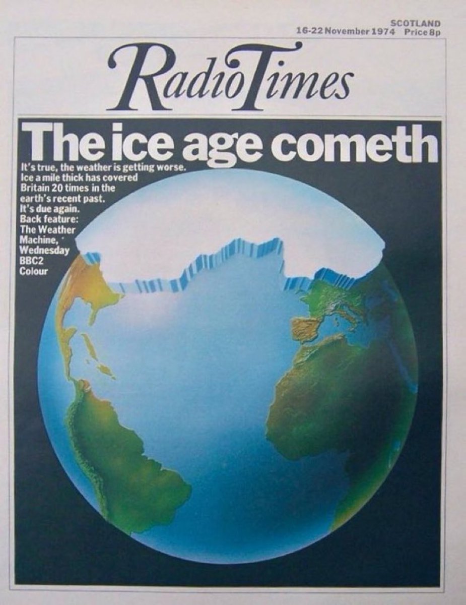 If social media was around in the 1970s, people who questioned this headline would have been called ‘ice age deniers’.