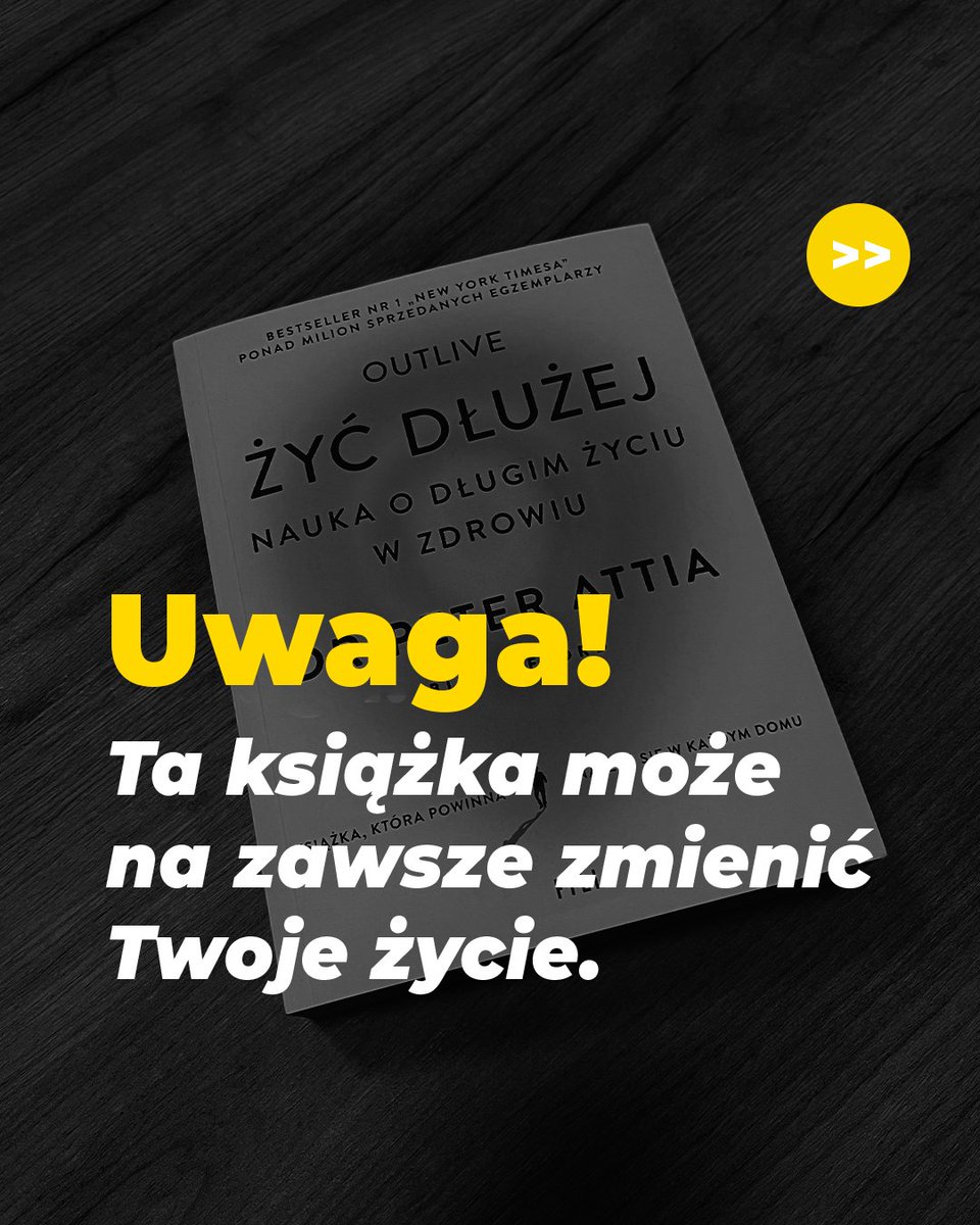 W świecie książek o zdrowiu są dwie kategorie:

1. Warto przeczytać
2. Lepiej unikać.

"Outlive" Petera Attii zdecydowanie należy do pierwszej! 
Rewolucjonizuje myślenie o zdrowiu, łącząc naukę z praktyką. 

To must-read dla każdego dbającego o zdrowie i długowieczność.