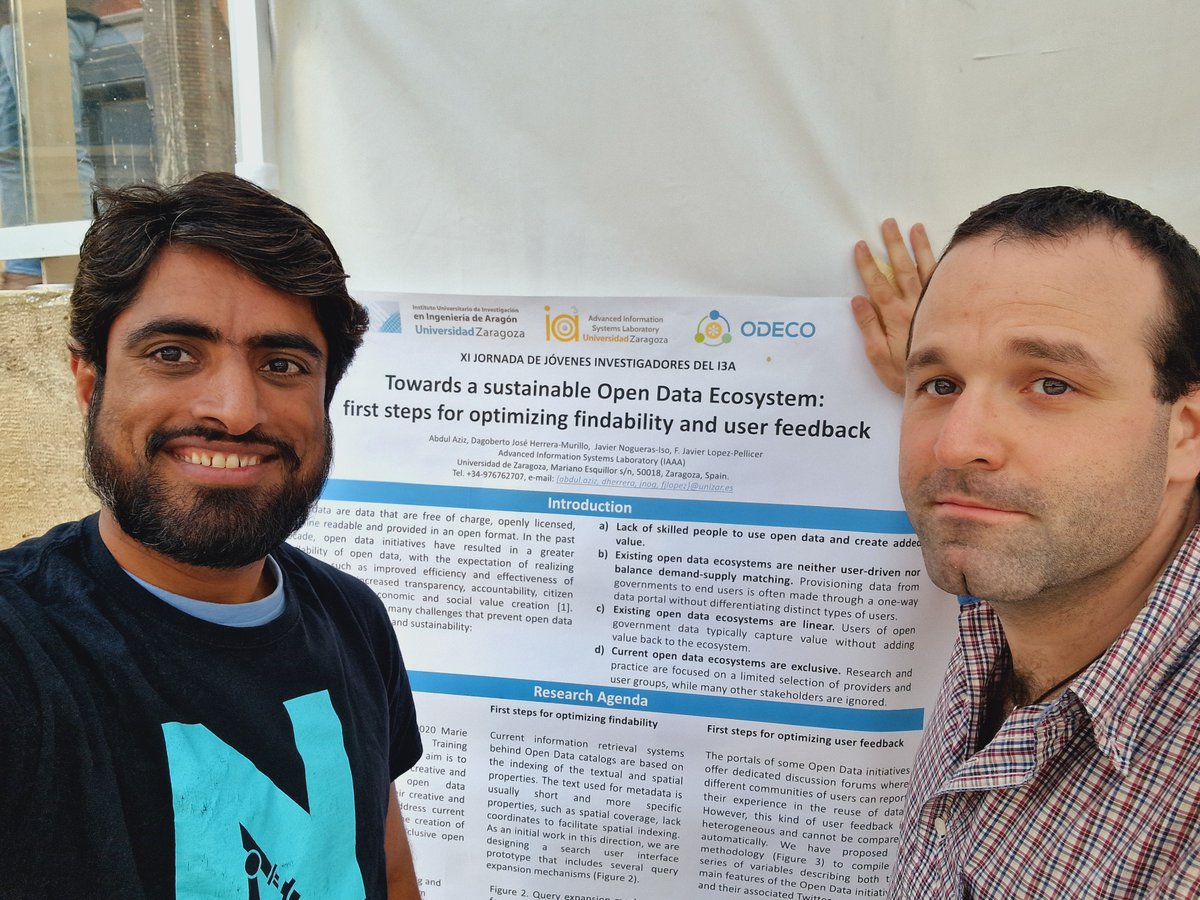 Abdul Aziz (@o_uaziz) on Twitter photo Had a great time presenting at #ResearchersNight2024! Shared my work on optimizing findability & feedback in open data+demoed automatic theme annotation for datasets on <a href="/EU_opendata/">data.europa.eu</a>. Exciting discussions ahead for a sustainable open data ecosystem! #OpenData
<a href="/ODECO_etn/">ODECO</a> <a href="/IAAA_Lab/">Grupo IAAA</a> Had a great time presenting at #ResearchersNight2024! Shared my work on optimizing findability & feedback in open data+demoed automatic theme annotation for datasets on <a href="/EU_opendata/">data.europa.eu</a>. Exciting discussions ahead for a sustainable open data ecosystem! #OpenData
<a href="/ODECO_etn/">ODECO</a> <a href="/IAAA_Lab/">Grupo IAAA</a>