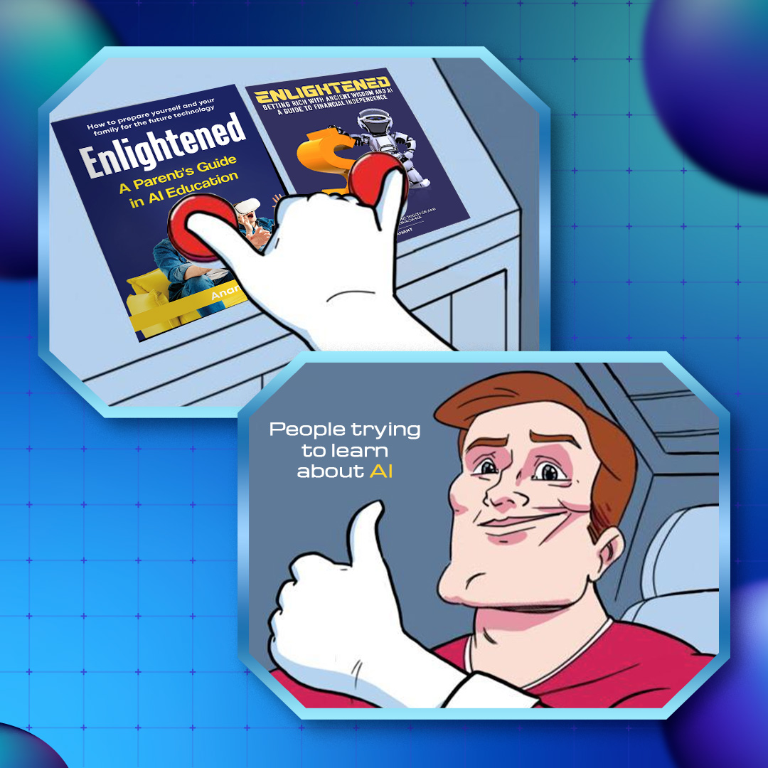 AuthorAnant's tweet image. Want to learn about AI but don’t know where to start from?

You are at the right place then!

‘Enlightened’ is your ultimate guide to a brighter future.

Your #AI journey begins here: enlightenedai.co

#ArtificialIntelligence #AiAuthor #Anant #BookTok #Memes #AiMemes