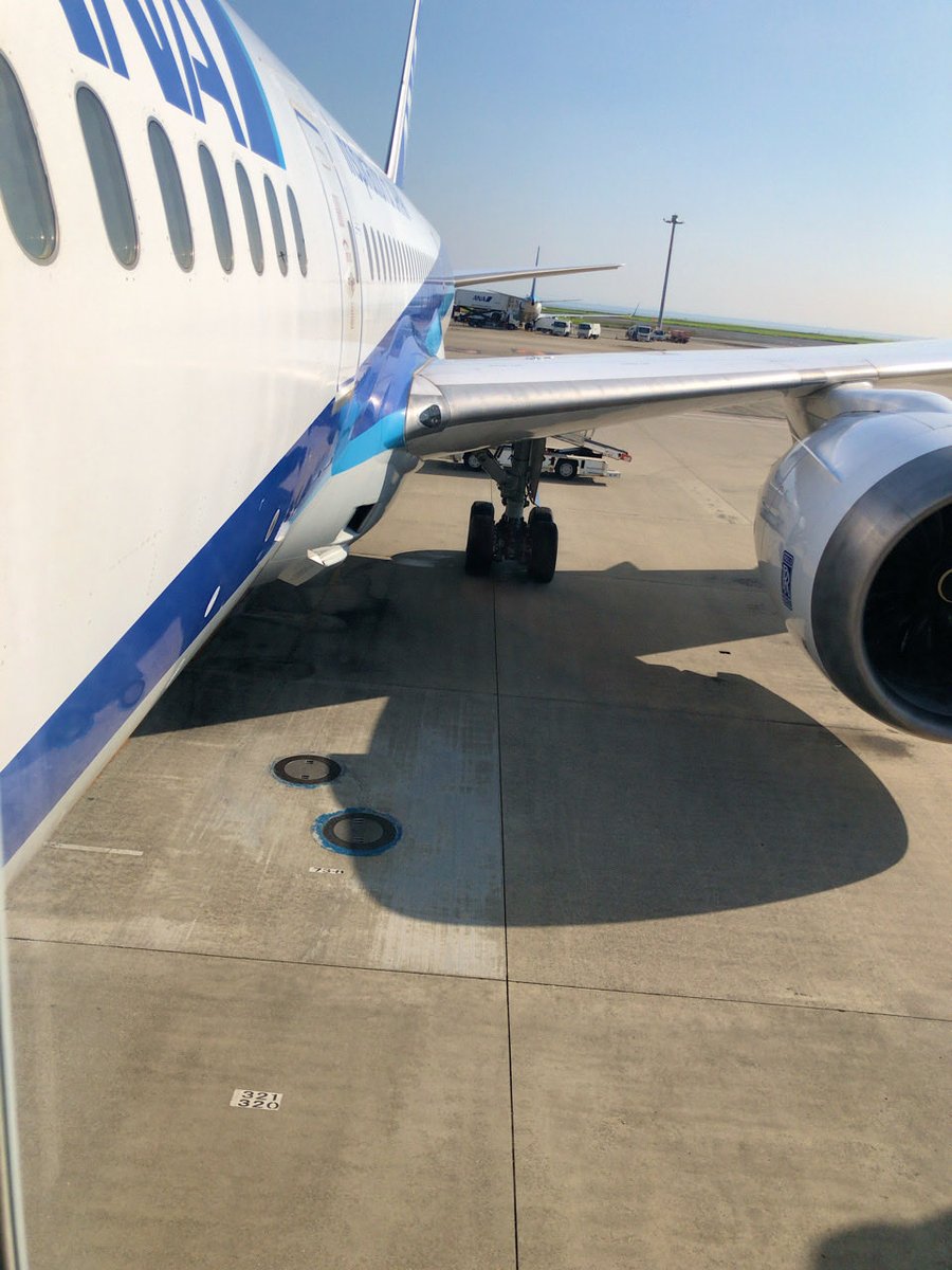 Chonn_Fu's tweet photo. 今朝ね羽田空港は快晴でした☀️
#羽田空港　#ANA751便　#78M　#B787 https://t.co/z6qhrpOmIj