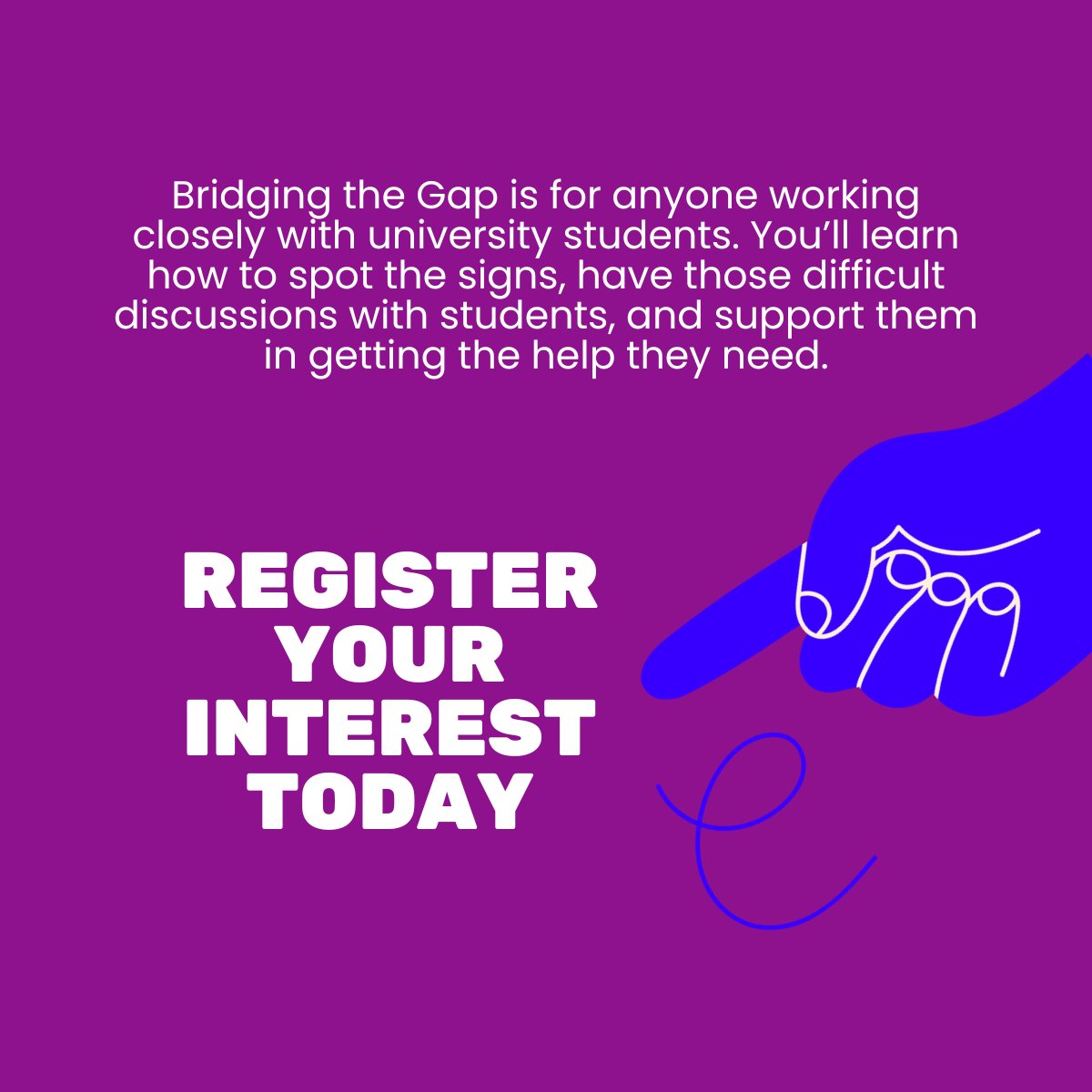 Beat (@beated) on Twitter photo Calling all university staff! Eating disorders can be hard to spot, but not uncommon. However, you can help with our Our Bridging the Gap training. If you want to sign up, contact our training team through training@beateatingdisorders.org.uk
beateatingdisorders.org.uk/training-event… Calling all university staff! Eating disorders can be hard to spot, but not uncommon. However, you can help with our Our Bridging the Gap training. If you want to sign up, contact our training team through training@beateatingdisorders.org.uk
beateatingdisorders.org.uk/training-event…