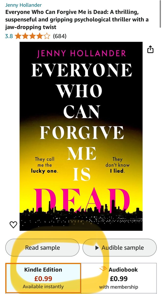 ✨ If you’re in the UK, you can get EVERYONE WHO CAN FORGIVE ME IS DEAD for just 99p right now on Kindle! ✨

amazon.co.uk/Everyone-Who-C…