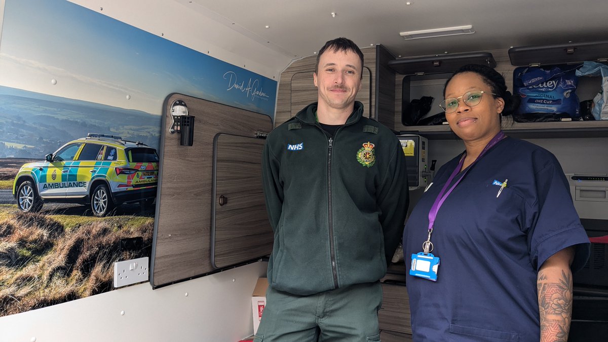 Thank you to Alex &amp; Brent from <a href="/YASResearch/">YAS_Research</a> for arranging another successful CRASH 4 Study Engagement Day at CHFT with the Welfare Van!
With the help of our Research Nurse Alesha, they were able to raise awareness of this important study amongst the Trust's amazing Paramedics