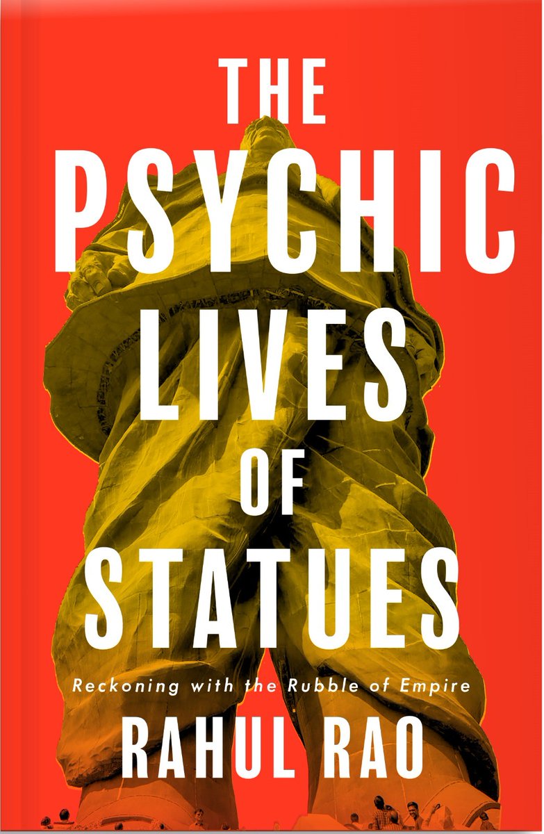 book has a cover and a website, yikes! 

'The Psychic Lives of Statues: Reckoning with the Rubble of Empire' will be out from <a href="/PlutoPress/">Pluto Press</a> in March 2025

plutobooks.com/9780745350769/…