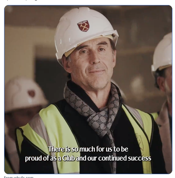 .<a href="/karren_brady/">Baroness Karren Brady CBE</a>: 'There is so much for us to be proud of as a Club...'

So much Karren, so much. Here's a sample:

- Removing virtually all concessions with zero notice

- Charging an 8yr old fan £790 instead of £190

- Investigating whether balloons were missiles (so you could