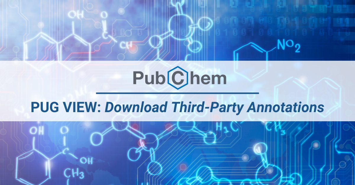 Did you know you can use PUG View to download third-party annotations of a particular type, like boiling point? Check it out in #PubChem: ow.ly/TtEq50SrZyZ