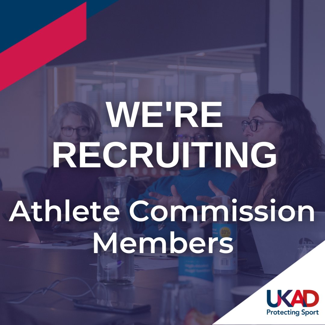 ukantidoping's tweet image. Please share with your network. UKAD is looking to hear from athletes interested in joining our Athlete Commission. Both current and retired national-level athletes are invited to apply for this opportunity.  
👇
brnw.ch/21wNnIR