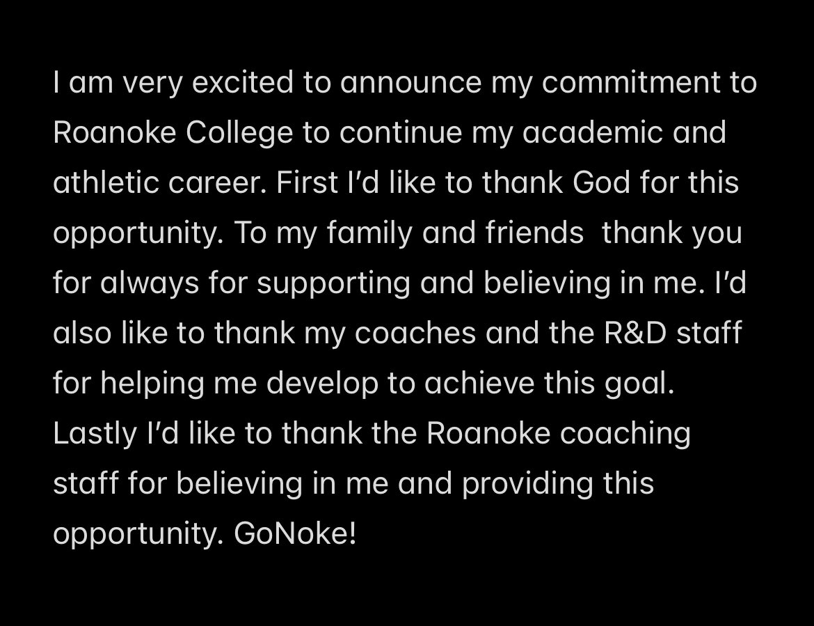 100% committed! GoNoke!
<a href="/RoanokeBaseball/">Roanoke College Baseball</a> <a href="/kaminski_brett/">Brett Kaminski</a> <a href="/FHSEAGLES1/">Mark Wrighte</a> <a href="/rd_baseball/">R&D Baseball</a> <a href="/_thedirtbags/">Dirtbags Baseball</a> <a href="/RealCJ2022/">Calvin Easley</a> <a href="/Chuckryan3Ryan/">Chuck ryan</a>