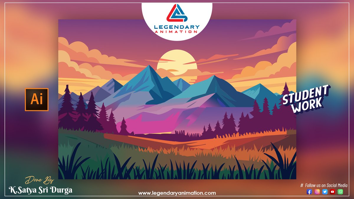 Legendarykkd's tweet photo. Stunning Student Work by K.Satya Sri Durga from our #Illustrator Batch.

Want To Create Something Like This ?

#LEARN #GRAPHIC #DESIGN #NEXT #LEVEL

Admissions are open 2024_2025

NEW BATCH STARTS EVERY WEEK

#Be #CreARTive. https://t.co/W5lMLNepy8