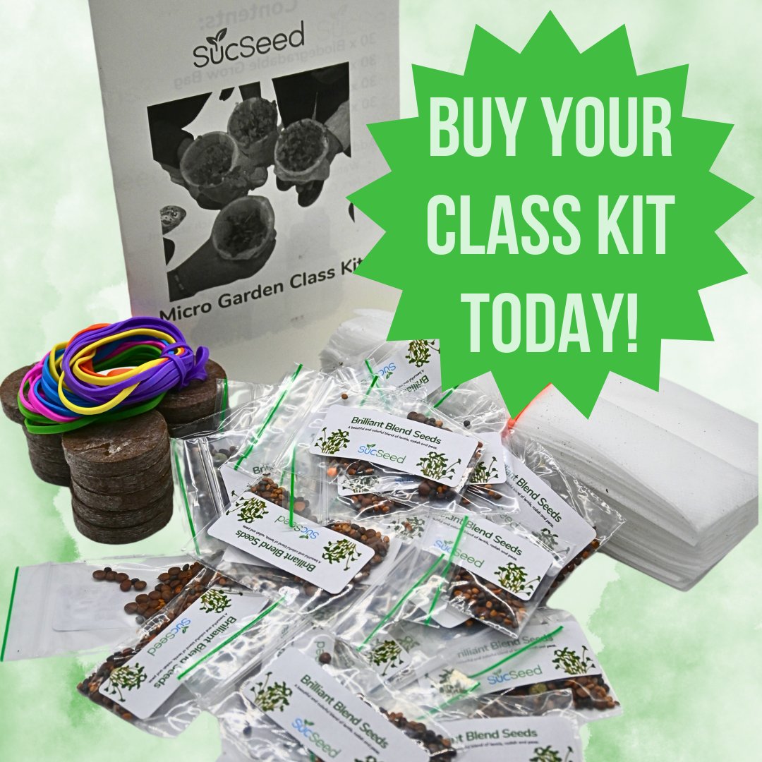 A kit perfect for your classroom!

Using very little space you can still have a green space in your classroom for your students to enjoy. Link HERE------&gt; sucseed.ca/collections/on…