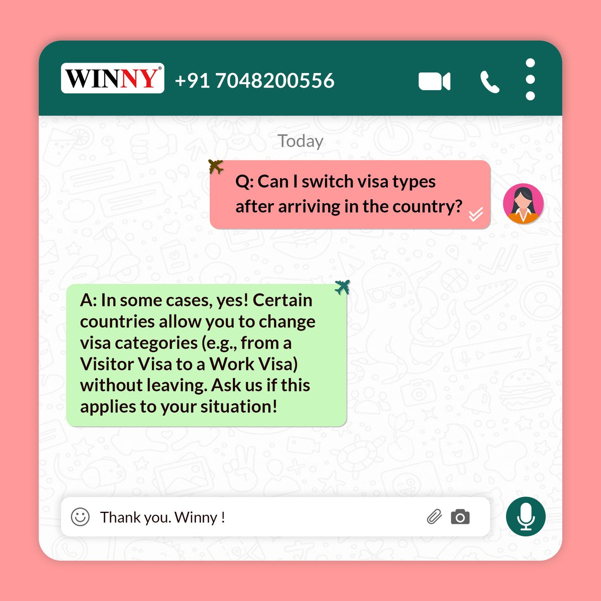 WinnyGroup's tweet photo. Get the facts straight! #winnyimmigration #frequentlyaskedquestion #faqs #askus https://t.co/fM0EKkmNZP