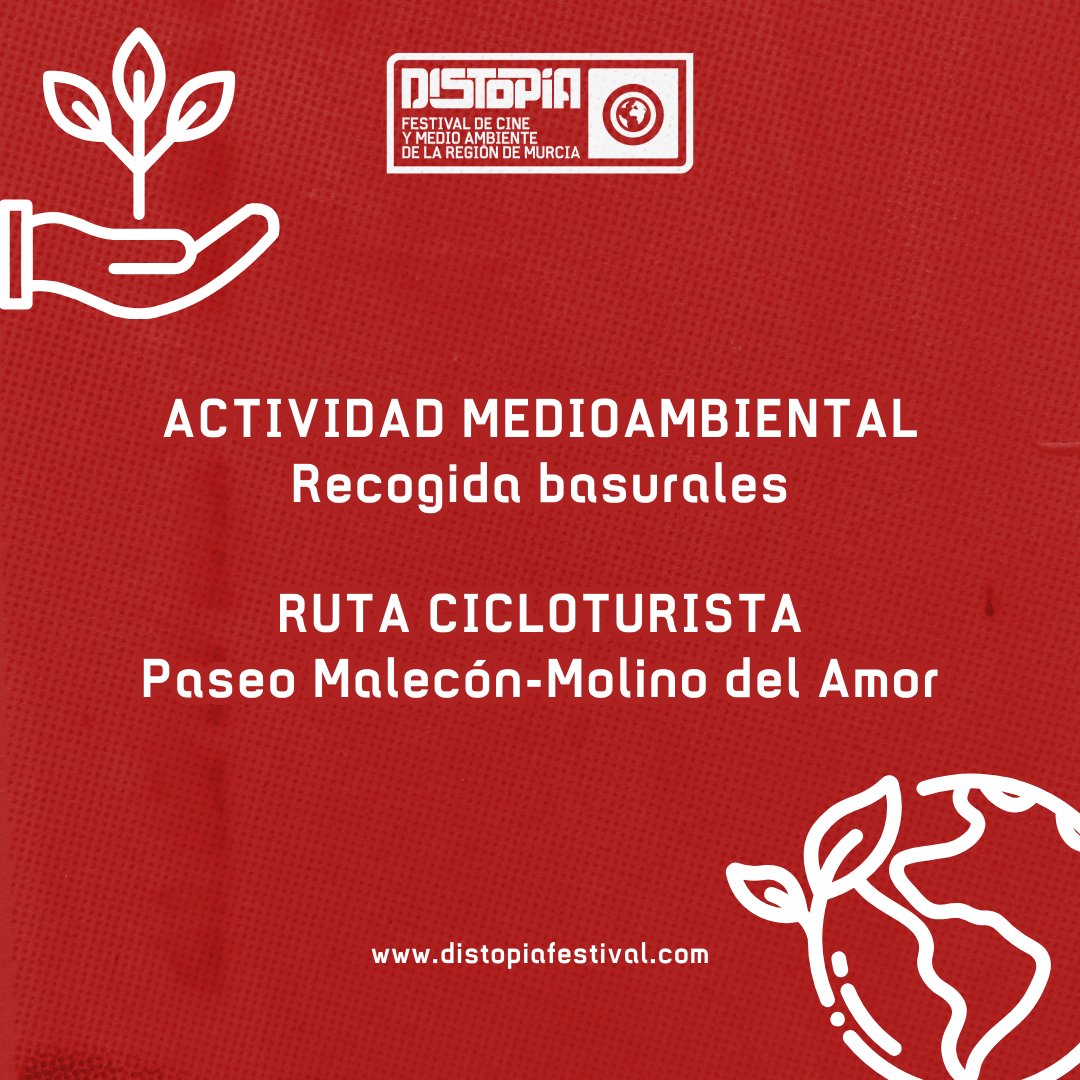 🌍🎬 Distopía 2024 llega del 10 al 13 de octubre a Murcia 
🌱Cine, música y medio ambiente unidos 🙌

🎥 La Princesa Mononoke, El Día de Mañana y Happy Feet
🎶 Conciertos + actividades eco 🌿
¡Únete! Más info: distopiafestival.com
#cine #festival