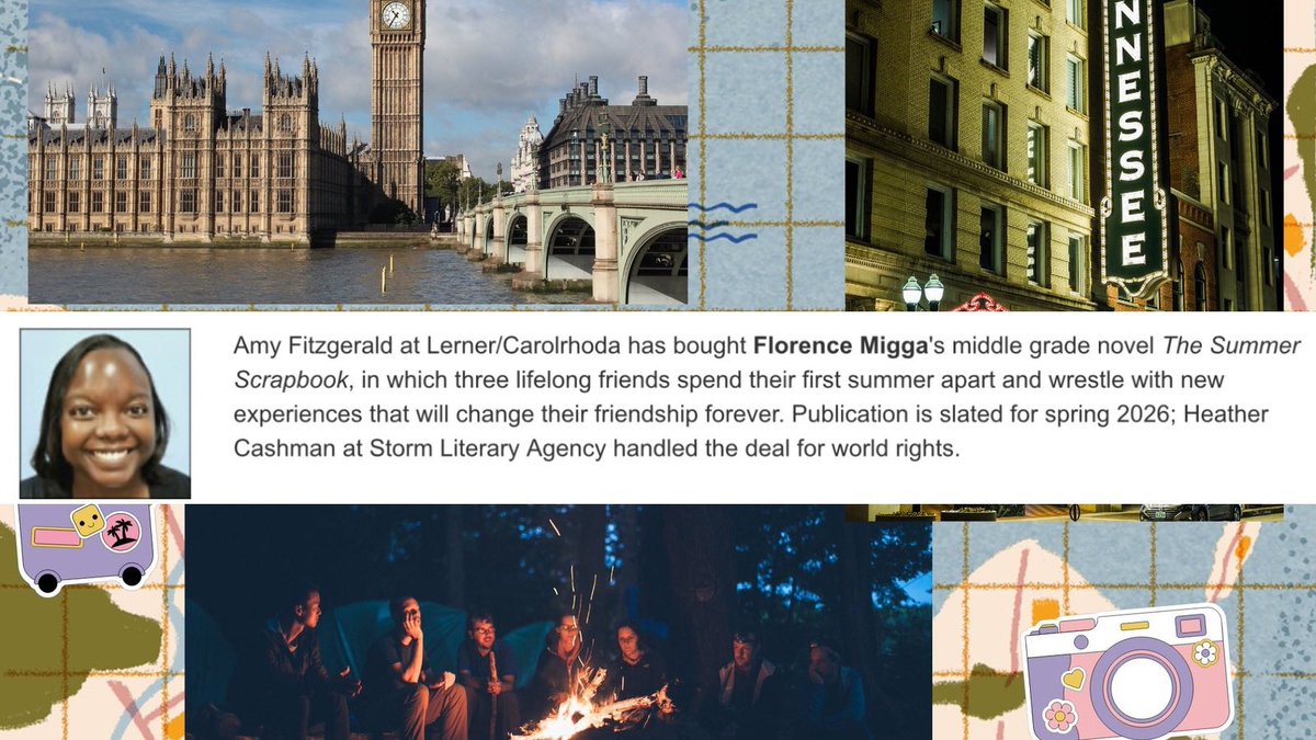 Florence Migga (@florencemigga) on Twitter photo I can’t believe this is real life, but I am beyond excited to announce that my debut middle grade novel will be published by <a href="/LernerBooks/">Lerner Books</a> in the Spring of 2026!
#WritingCommunity #middlegrade #MG #proudtobealerner #amwriting I can’t believe this is real life, but I am beyond excited to announce that my debut middle grade novel will be published by <a href="/LernerBooks/">Lerner Books</a> in the Spring of 2026!
#WritingCommunity #middlegrade #MG #proudtobealerner #amwriting
