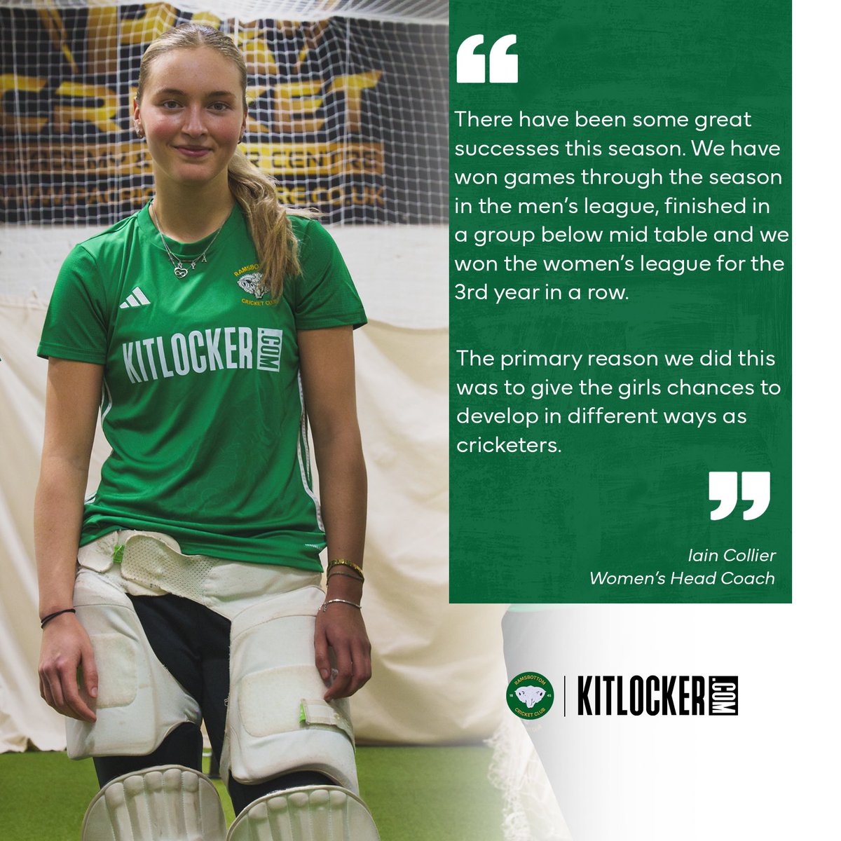 Kitlocker Cricket (@kitlockercrick) on Twitter photo We heard from Womenβs Head Coach Iain Collier <a href="/RamsbottomCC/">RamsbottomCC</a> π£οΈ
βThe primary reason we did this was to give the girls chances to develop in different ways as cricketers.β ππ
#kitlocker #cricket #cricketfans #cricketlife #womeninsport We heard from Womenβs Head Coach Iain Collier <a href="/RamsbottomCC/">RamsbottomCC</a> π£οΈ
βThe primary reason we did this was to give the girls chances to develop in different ways as cricketers.β ππ
#kitlocker #cricket #cricketfans #cricketlife #womeninsport