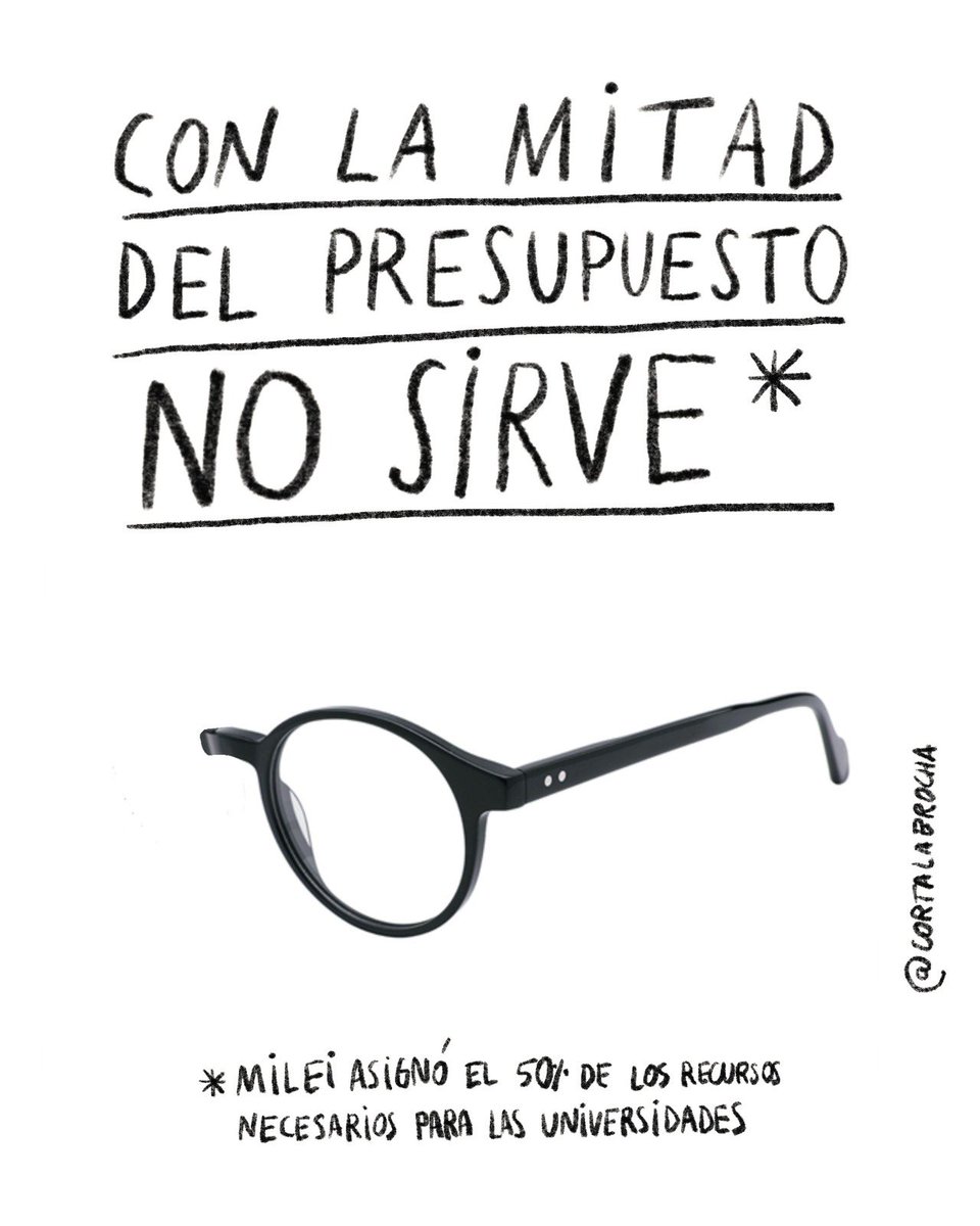 cortalabrocha's tweet photo. Les compartimos el link de descarga de los afiches para pegar donde quieran.

CON LA MITAD NO SIRVE

Defendamos la universidad pública 

🔗 https://t.co/ozB2qamJcf https://t.co/JrAud29OIV