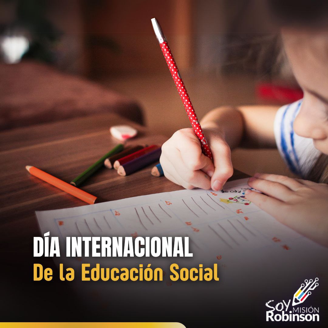 Celebramos el Día Internacional de la Educación Social. Gracias a tod@s l@s profesionales y Misioneros de la Educación en nuestra Patria que hacen de la educación una herramienta para conseguir una sociedad más justa, gratis y de calidad.

<a href="/NicolasMaduro/">Nicolás Maduro</a> 
<a href="/HectoRodriguez/">Héctor Rodríguez C.</a>