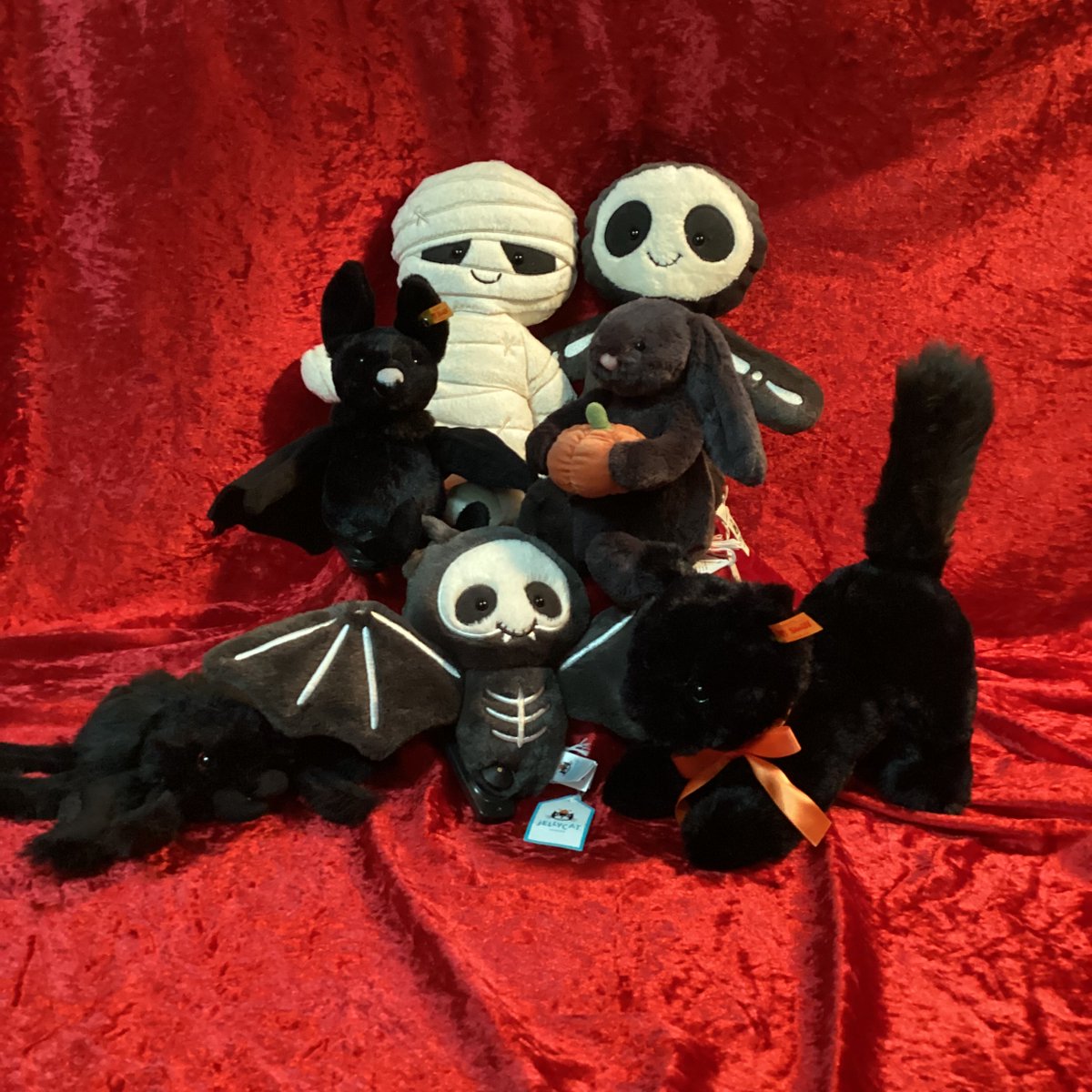 Festive Friday once again!
Well more Halloween Festive!
We still have a selection of Halloween goodies in stock and don't forget we have our social media completion running to win a Bashful Bunny with Pumpkin!
Have you entered yet?
#WorldOfBears #elevenseshour  #Halloween