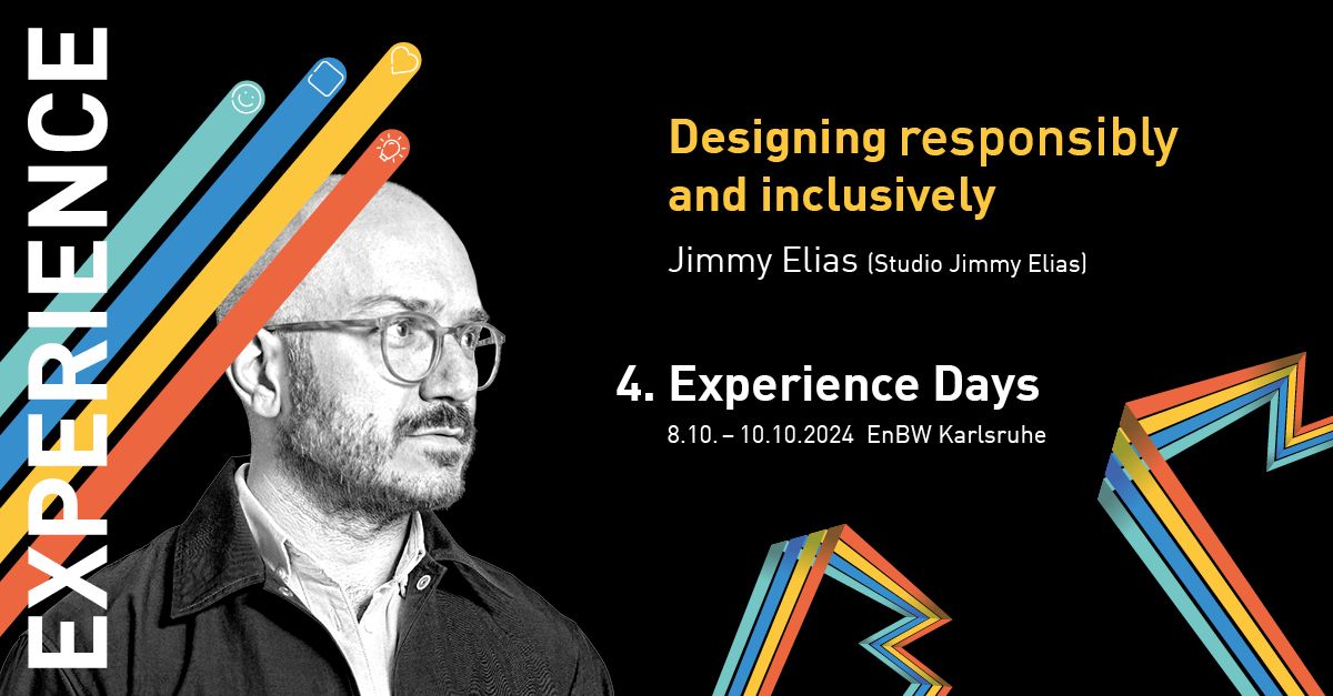 Very excited to announce that I will be a keynote speaker at the Experience Days (October 8-10, Karlsruhe), focusing on "Experience is Business: Success through Design". My keynote "Designing responsibly approaches the macro and the micro in Experience Design. #UserExperience #ux