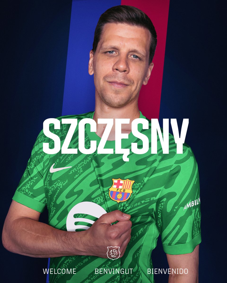 FCBarcelona_es's tweet photo. ¡Szczęsny ya es culer!  💙❤️ https://t.co/EwnME3YxCi