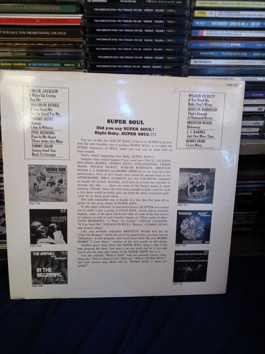 GeneGritzan's tweet photo. Good morning New York. Here's the record album of the day. A sweet Super Soul compilation. Enjoy... #vinylrecords #anolog #soul #rnb #Collectibles #1970s #1960s #pop #mod #art #groovy Otis Redding, Chuck Jackson, Solomon Burke, Wilson Pickett... https://t.co/ASCXLKCe7h
