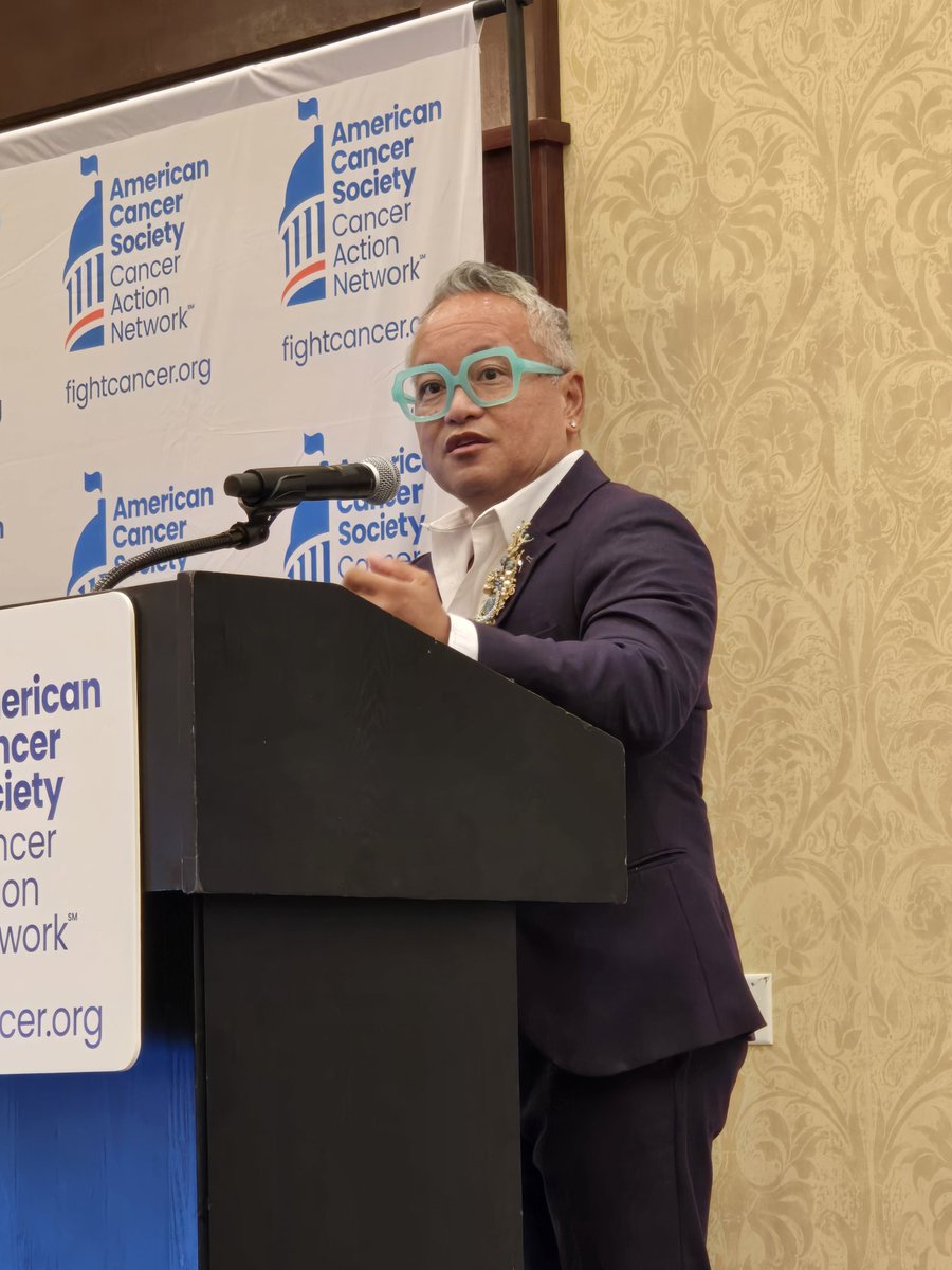 Excited to see my colleague Dr. Dizon deliver the keynote address at this morning's ACS-CAN breakfast!
