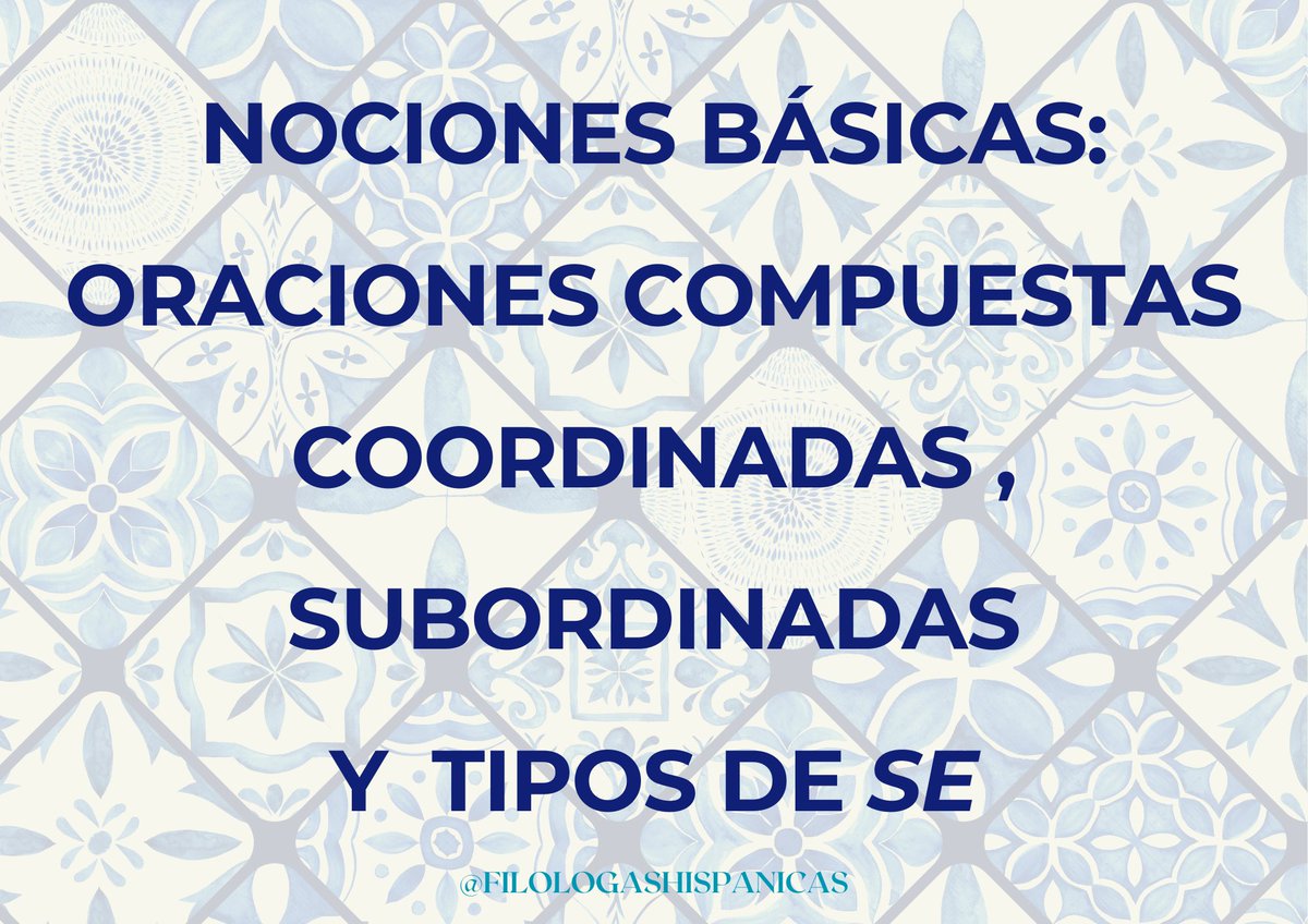 Fhispanicasuma's tweet photo. Nueva publicación en nuestra cuenta de ig sobre nociones básicas de sintaxis 
https://t.co/DnphyKsjOV https://t.co/PKaQNCip5B