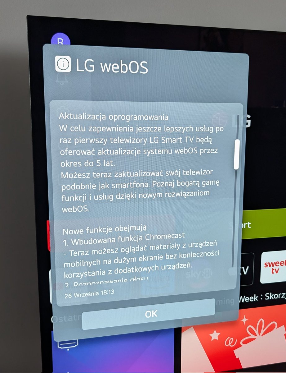 Ravcio55's tweet image. Działa już u kogoś ten Chromecast?
#LG #webOS