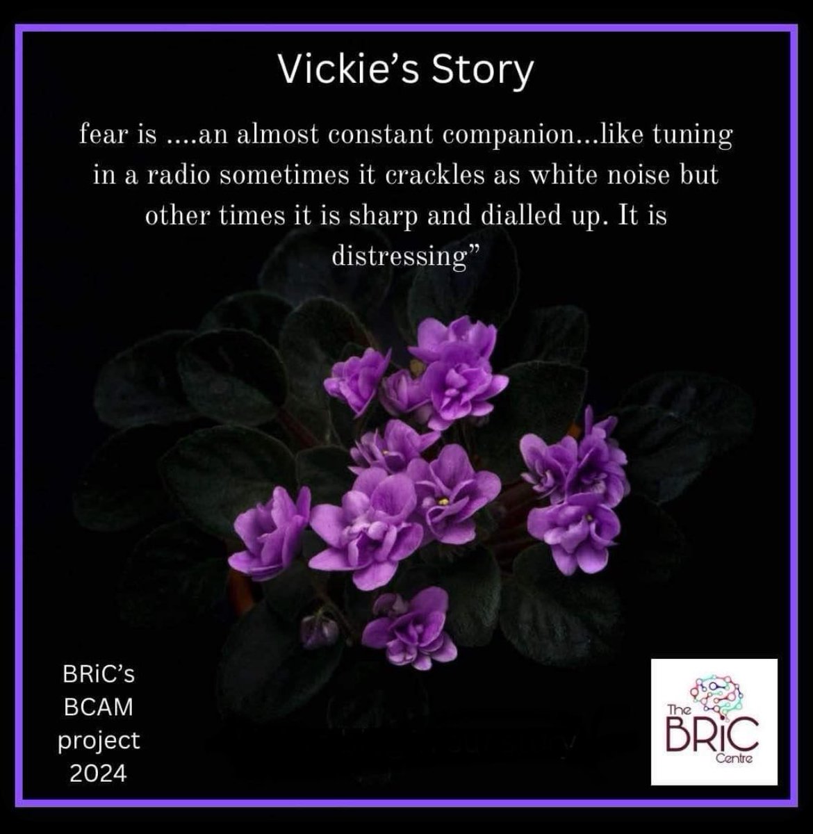 We kick off BCAM’s project on fear of cancer return and progression of disease with Vickie’s story which you can read here: bcresiliencecentre.blogspot.com

#BreastCancerAwarenessMonth #BreastCancer #Fear #Resilience #psychology #MentalHealth #mbc