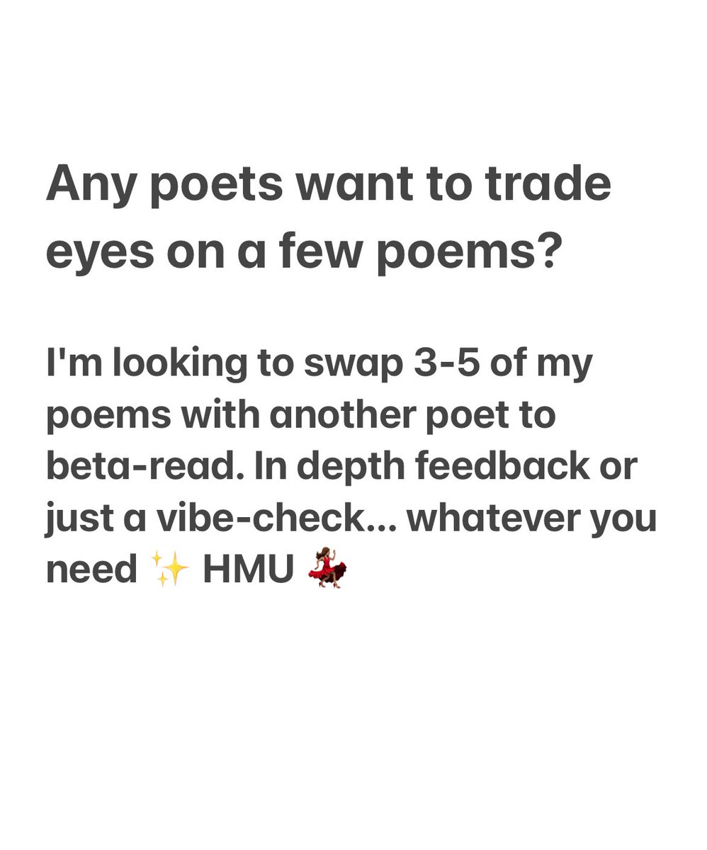 EMCWritesThings's tweet image. #Helpapoetout #poetrycommunity #WritingCommmunity