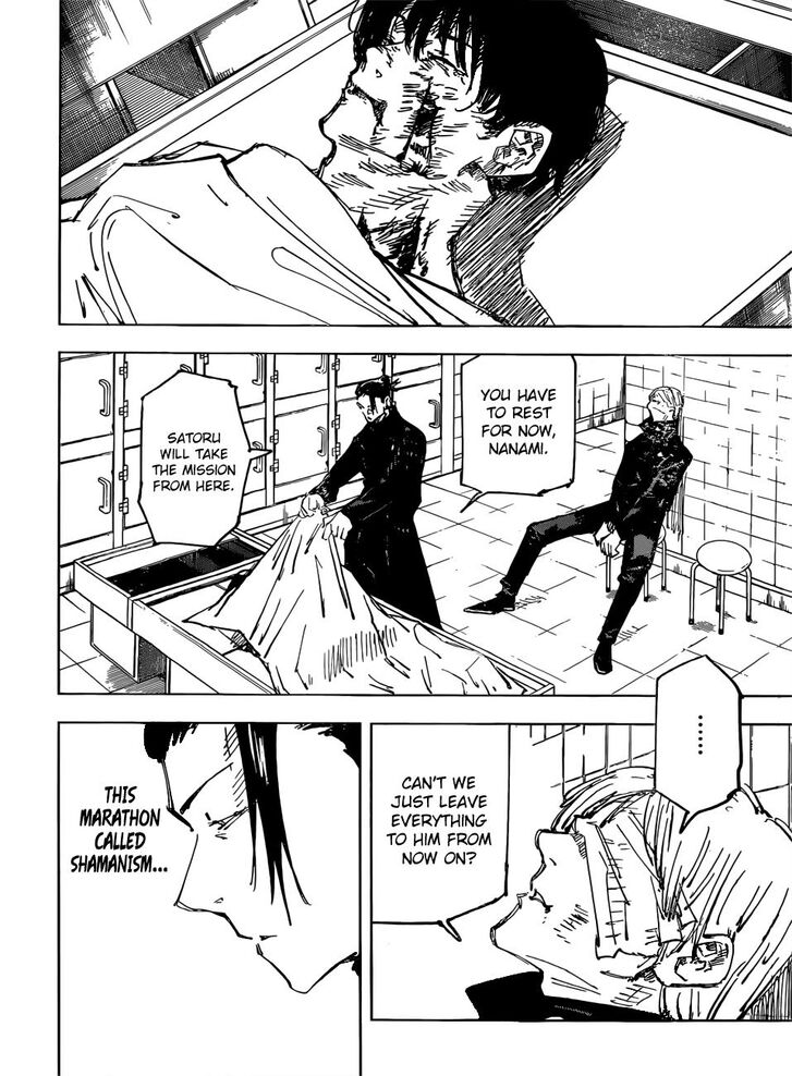 cadejos_'s tweet image. Out of the Tokyo 5, four died. Each &amp;amp; every single death had monumental impact. Haibara dies first &amp;amp; it makes Geto snap and Nanami quit, fracturing everything. He is the "Premature Death" that set a series of events in motion, but mainly, made Geto question the nature of sorcery.