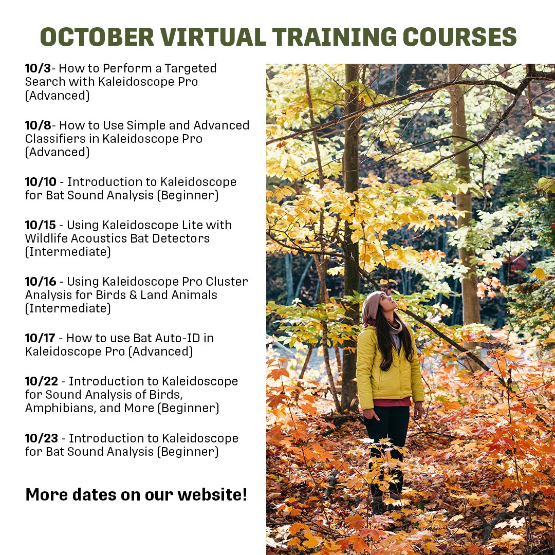 October training courses now available! Save you spot: loom.ly/CbtT7bc #analysis #virtualtraining