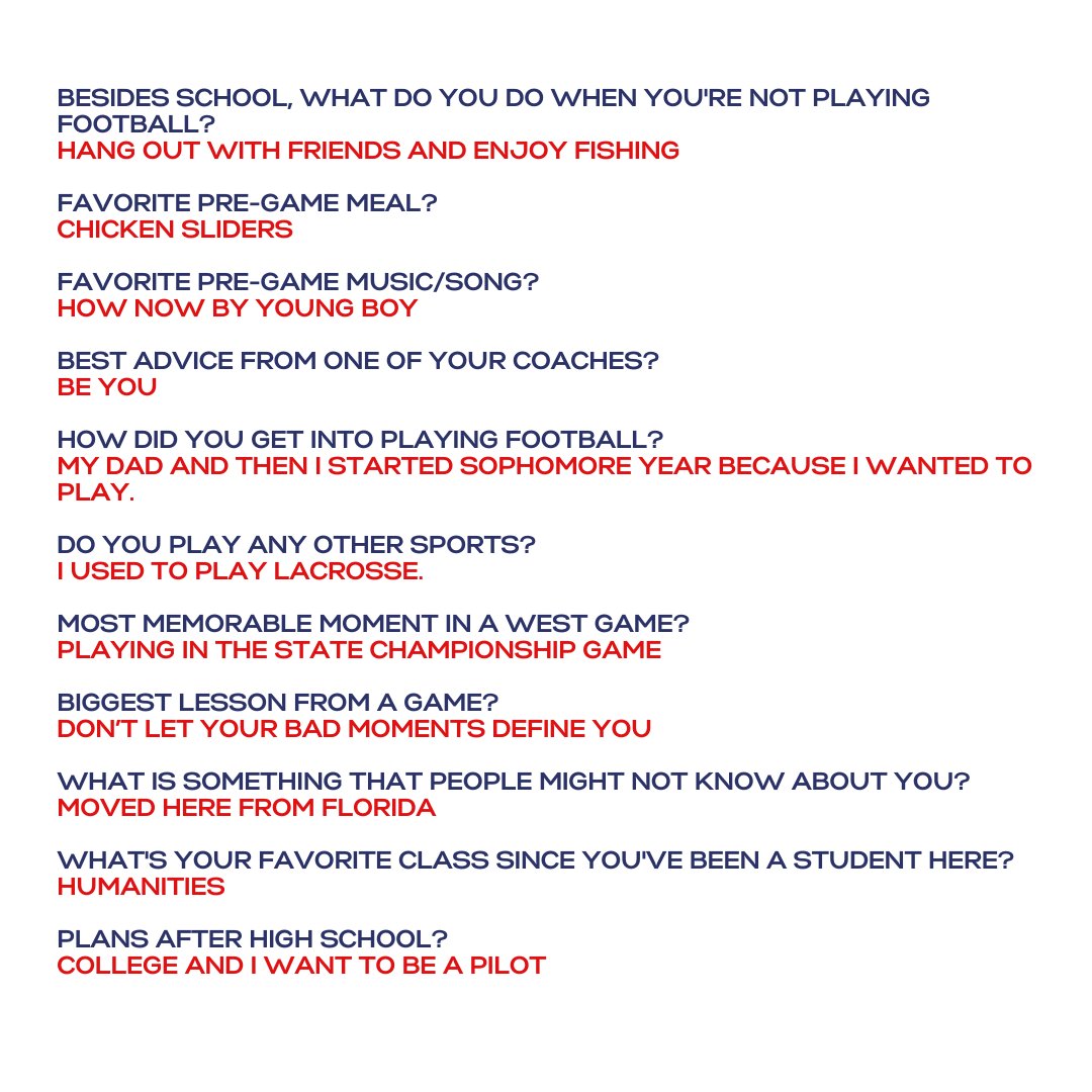 West High Football tweet media