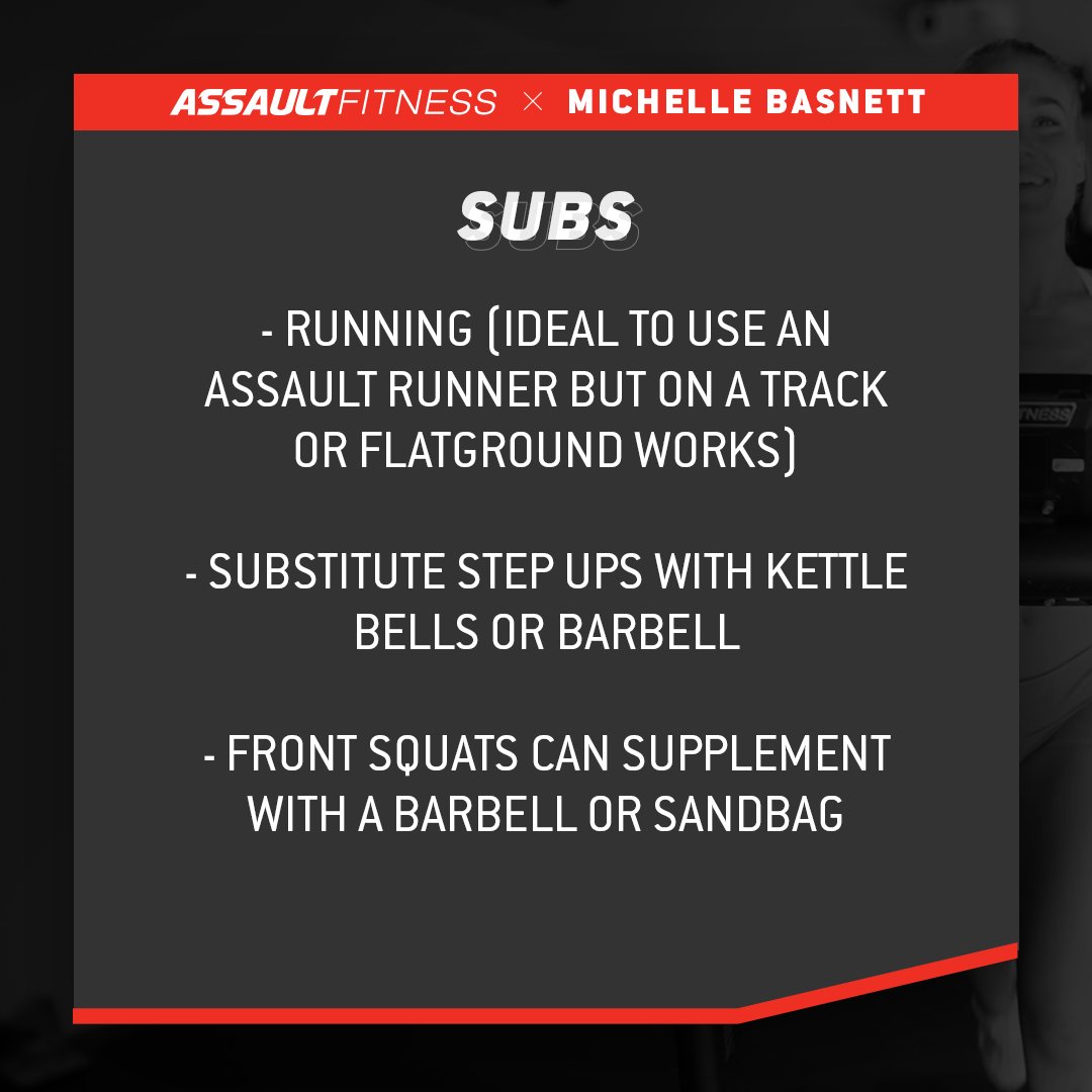 🔥 Athlete Featured WOD 🔥

Our featured athlete, Michelle Basnett, is setting the pace—now it’s your turn to grind it out! 🏃‍♂️ Pace yourself and build intensity over 5 rounds. The key? Don’t blow it in round 1! 💪

Keep the grind steady and push through 👊 You’ve got this!⁣⁣