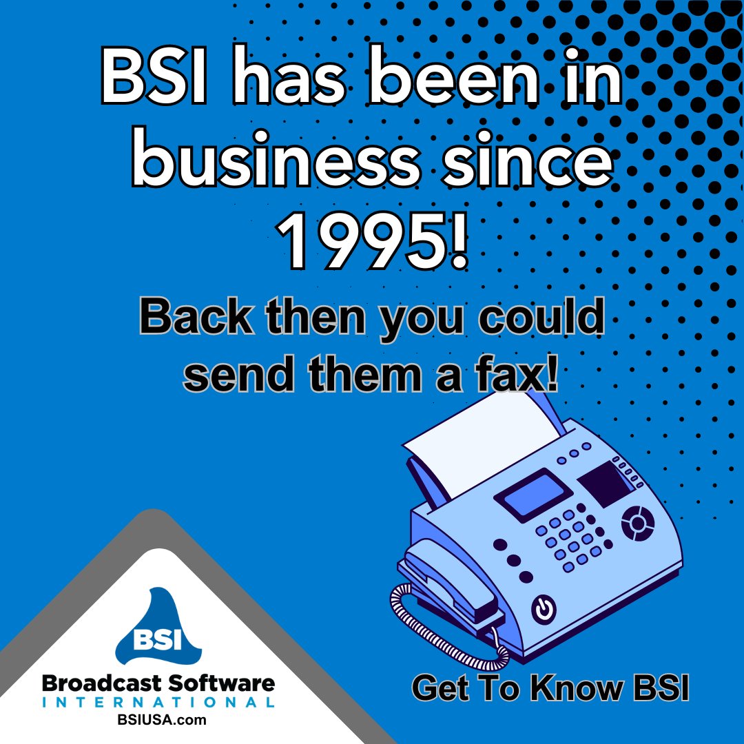 Broad_Soft_Intl's tweet image. BSI has been around a while because they have solid products that last!

bsiusa.com

#BroadcastSoftware
#RadioAutomation
#MediaSoftware
#BroadcastEngineering
#RadioSoftware
