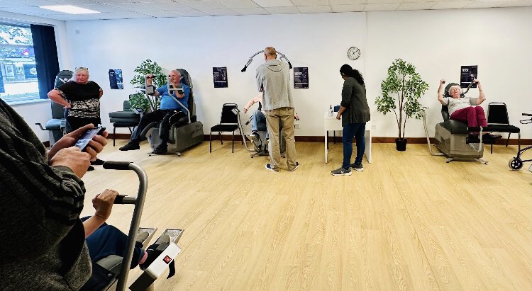 Great to see our assisted gym busy again with the #BASICfamily striving towards their goals #AssistedExercise
