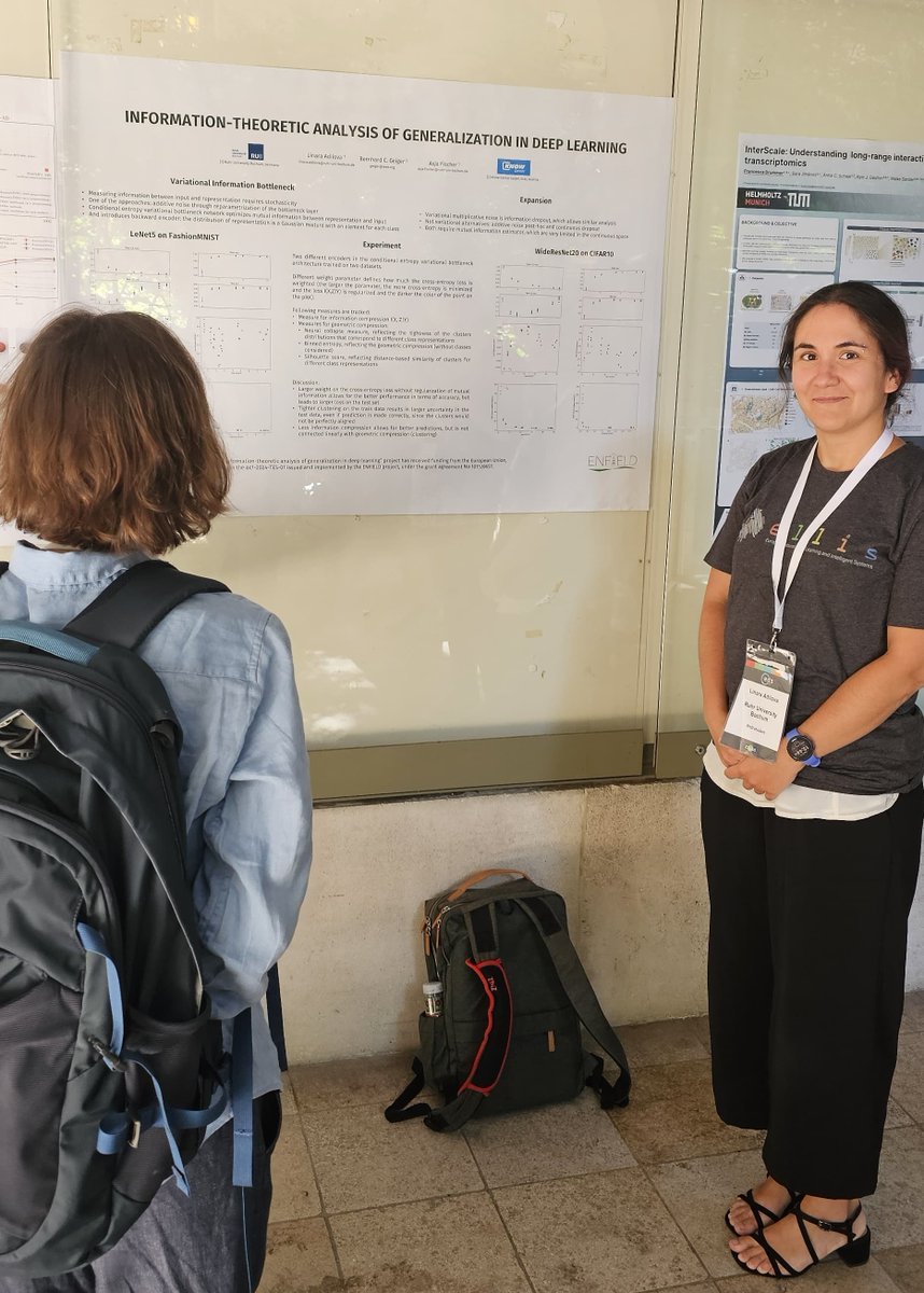 I was happy to present the initial results from the research about information-theoretic view on generalization, conducted together with <a href="/BernhardGeiger/">Bernhard Geiger</a> in the frame of the #enfield grant. The #enfield second call is already open! enfield-project.eu