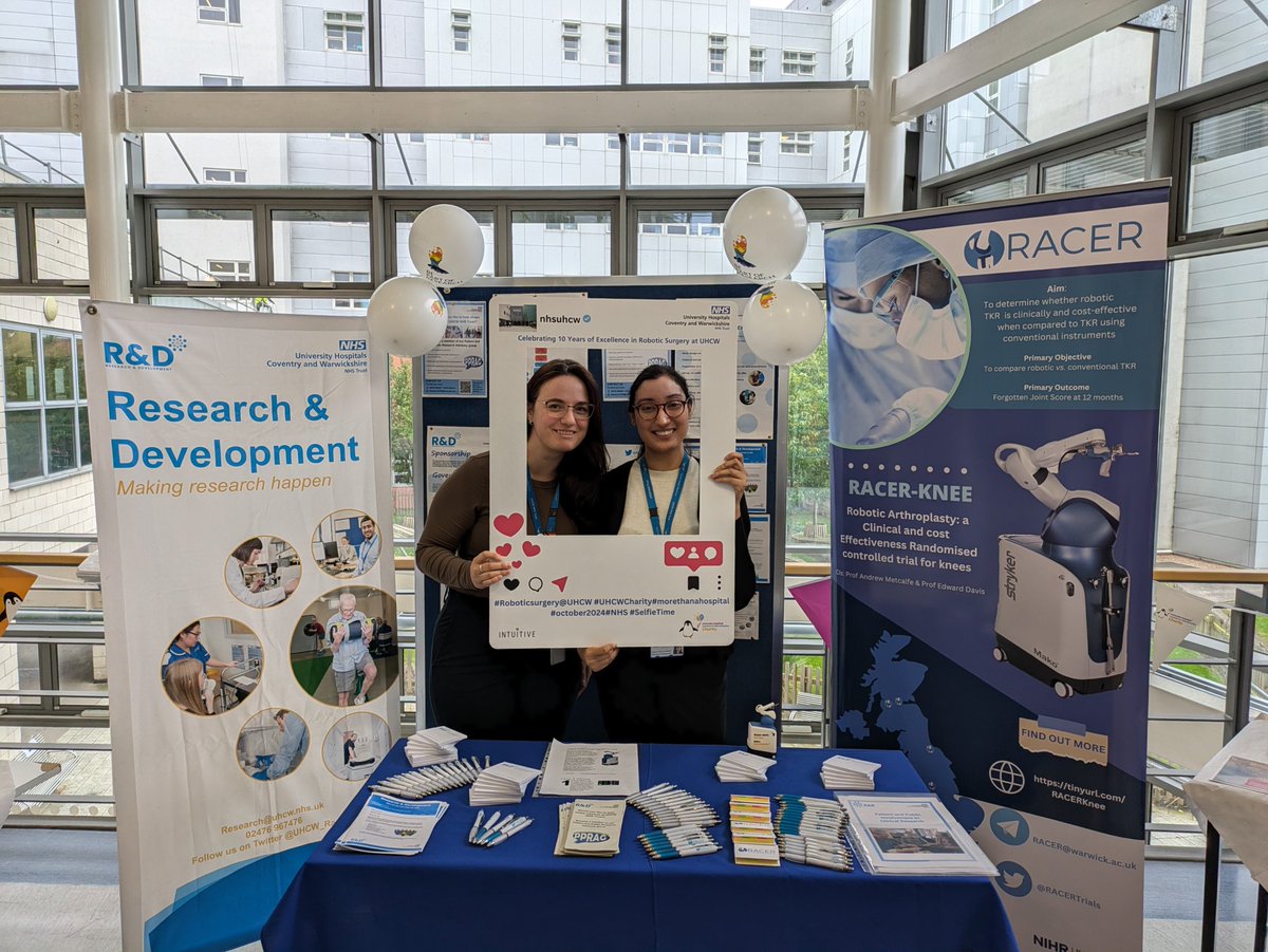 R&D at UHCW (@uhcw_randd) on Twitter photo Proud to be part of <a href="/nhsuhcw/">UHCW NHS Trust</a>'s 10 Years of #RoboticSurgery Celebrations! 🎉Thank you to everyone that visited our stall to find out more about getting involved in #Robotic #Surgery #Research 🙌 Proud to be part of <a href="/nhsuhcw/">UHCW NHS Trust</a>'s 10 Years of #RoboticSurgery Celebrations! 🎉Thank you to everyone that visited our stall to find out more about getting involved in #Robotic #Surgery #Research 🙌